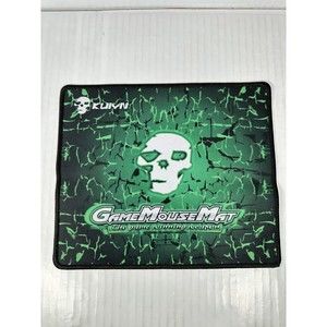 KUIYN Gaming Mouse Mat Pat Green Skull Computer PC READY TO SHIP